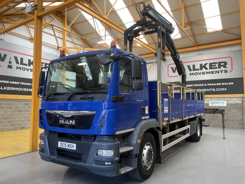 MAN TGM 18.250 *EURO 6* 4X2 18 TONNES PINCE À BRIQUES - 2015 - DE15 MXH