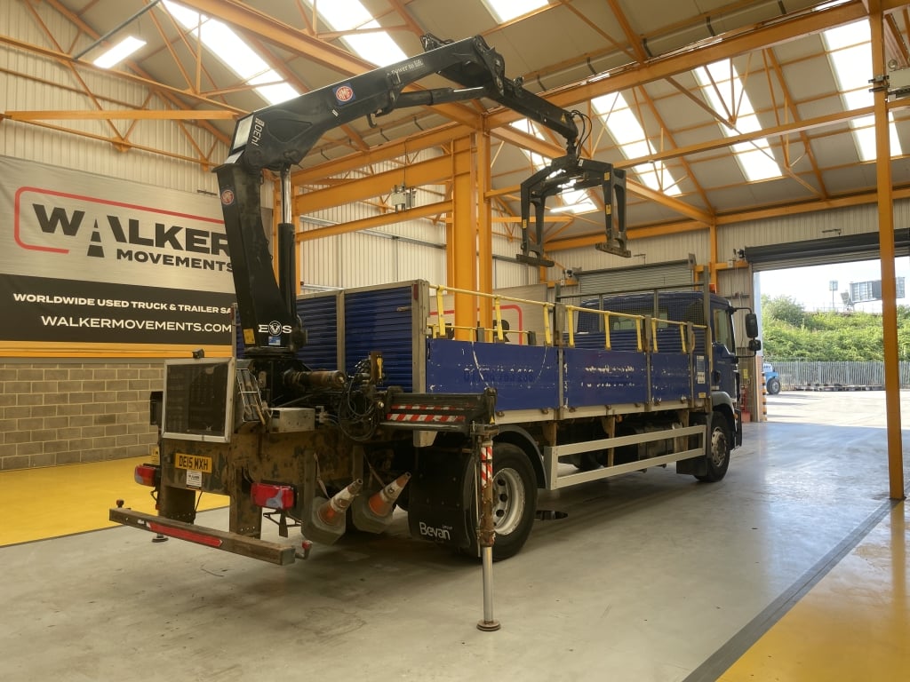 MAN TGM 18.250 *EURO 6* 4X2 18 TONNES PINCE À BRIQUES - 2015 - DE15 MXH