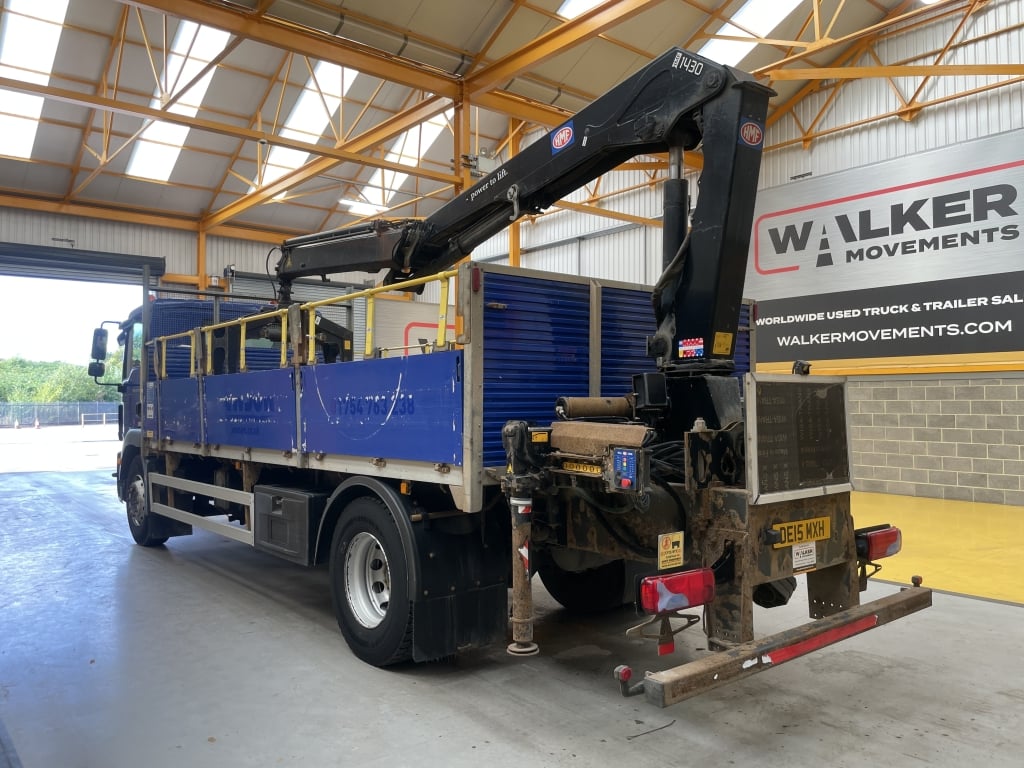 MAN TGM 18.250 *EURO 6* 4X2 18 TONNES PINCE À BRIQUES - 2015 - DE15 MXH