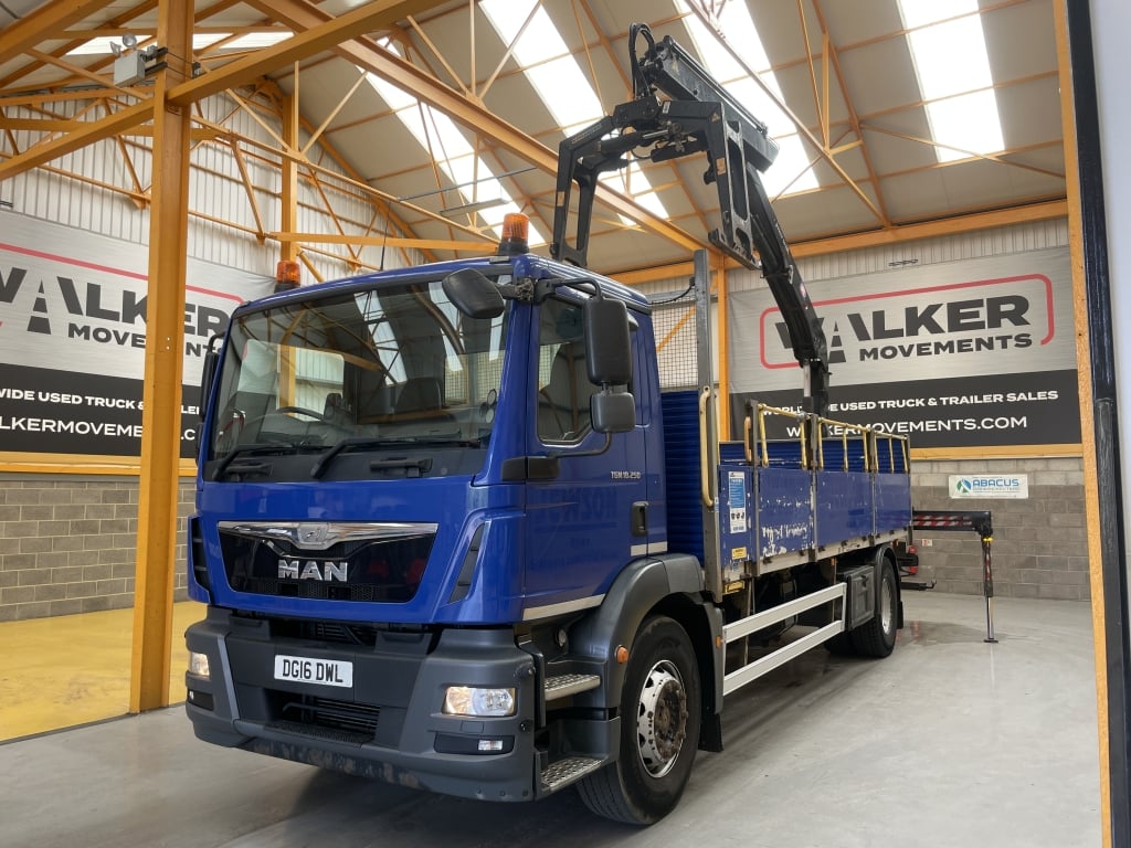 MAN TGM 18.250 *EURO 6*, 4X2 PINCE À BRIQUES DE 18 TONNES - 2016 - DG16 DWL