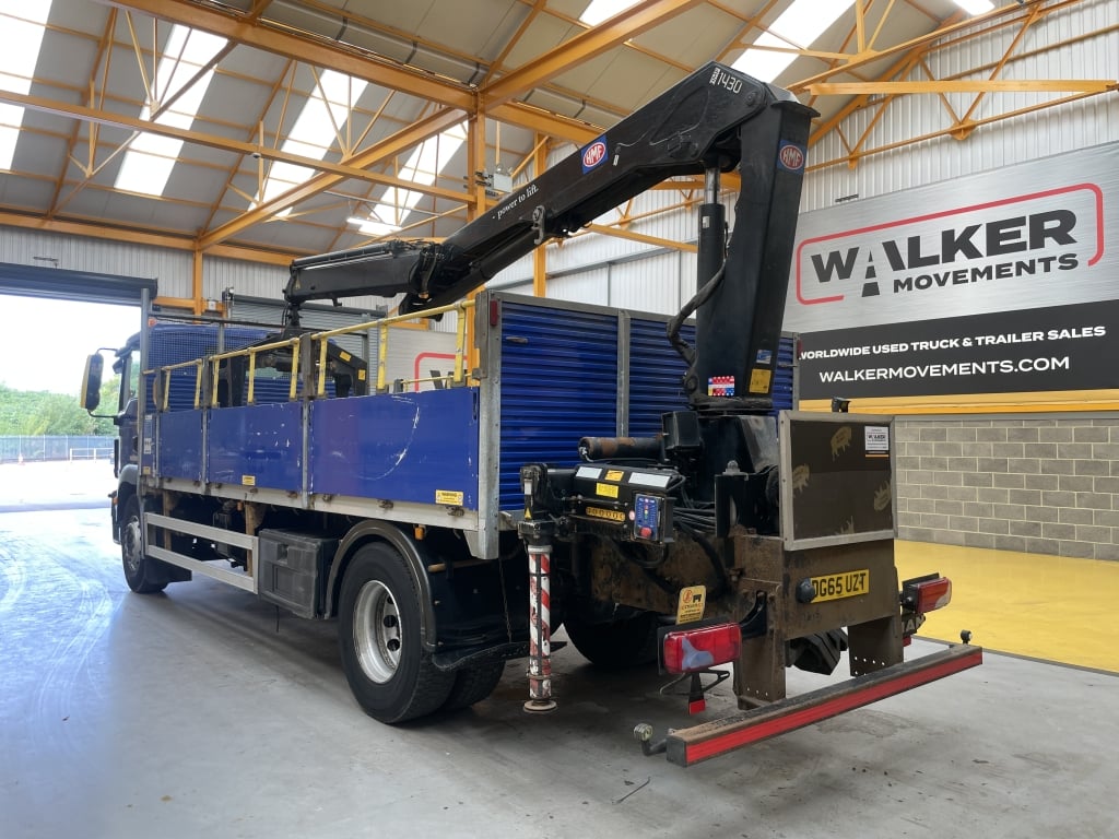 MAN TGM 18.250 *EURO 6*, 4X2 PINCE À BRIQUES DE 18 TONNES - 2015 - DG65 UZT