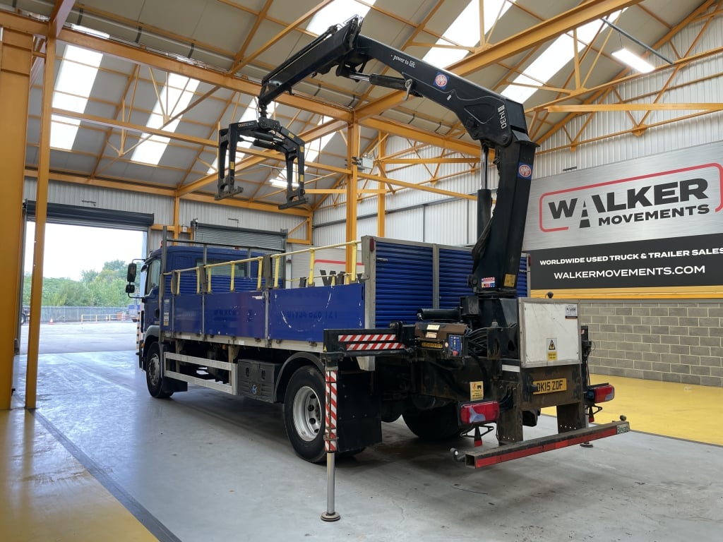 MAN TGM 18.250 *EURO 6* 4X2 18 TONNES PINCE À BRIQUES - 2015 - DK15 ZDF