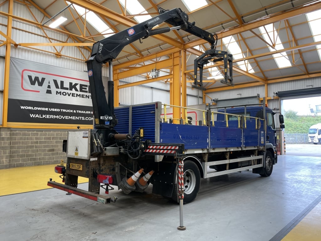 MAN TGM 18.250 *EURO 6* 4X2 18 TONNES PINCE À BRIQUES - 2015 - DK15 ZDF