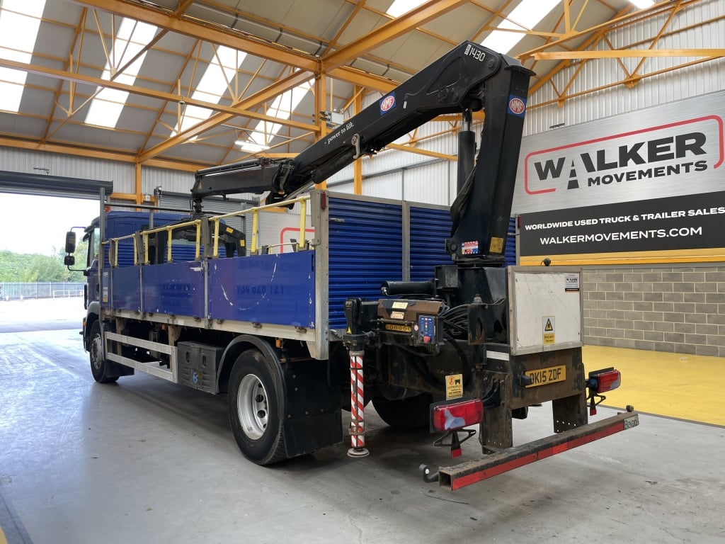 MAN TGM 18.250 *EURO 6* 4X2 18 TONNES PINCE À BRIQUES - 2015 - DK15 ZDF