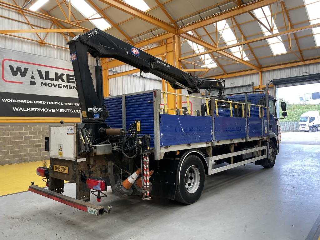 MAN TGM 18.250 *EURO 6* 4X2 18 TONNES PINCE À BRIQUES - 2015 - DK15 ZDF