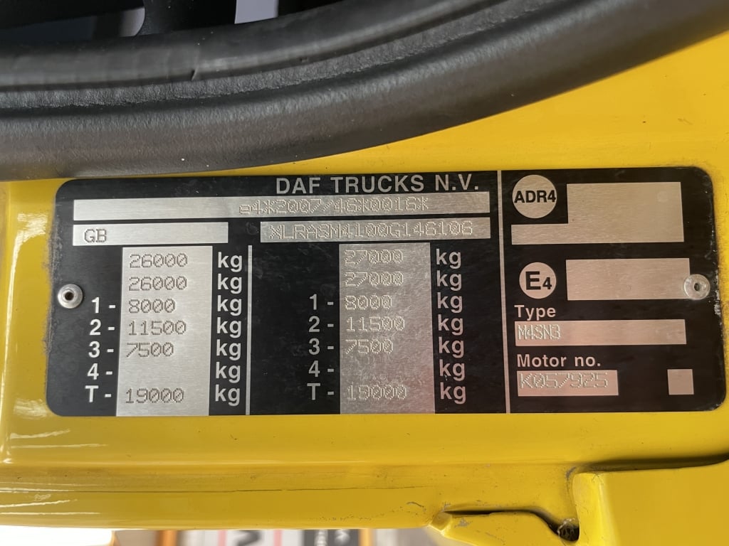 DAF CF330 *EURO 6* 6X2 TIPPER/CRANE – 2017 – HX17 NXE