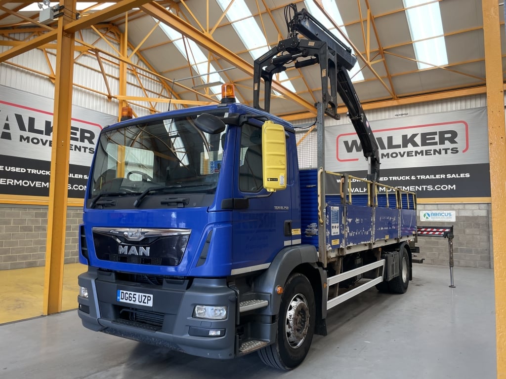 MAN TGM 18.250 *EURO 6*, 4X2 PINCE À BRIQUES DE 18 TONNES - 2015 - DG65 UZP
