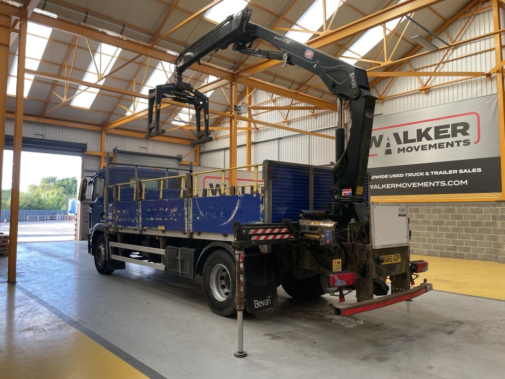 MAN TGM 18.250 *EURO 6*, 4X2 PINCE À BRIQUES DE 18 TONNES - 2015 - DG65 UZP