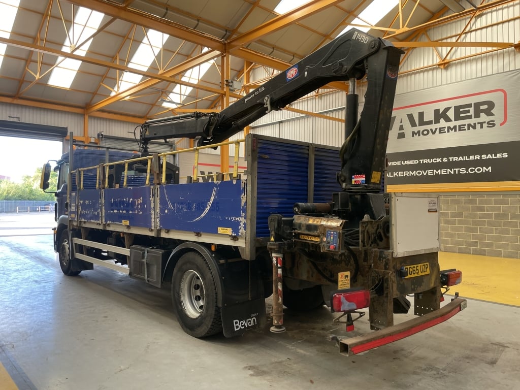 MAN TGM 18.250 *EURO 6*, 4X2 PINCE À BRIQUES DE 18 TONNES - 2015 - DG65 UZP