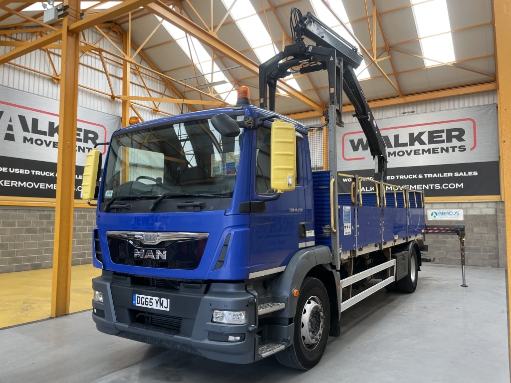 MAN TGM 18.250 *EURO 6*, 4X2 PINCE À BRIQUES DE 18 TONNES - 2016 - DG65 YMJ