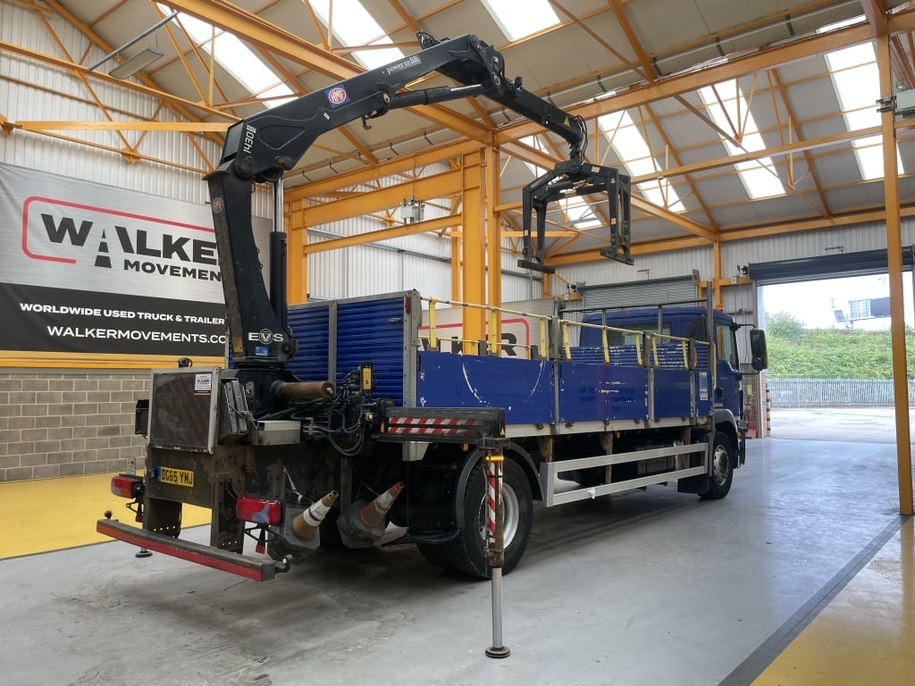 MAN TGM 18.250 *EURO 6*, 4X2 PINCE À BRIQUES DE 18 TONNES - 2016 - DG65 YMJ