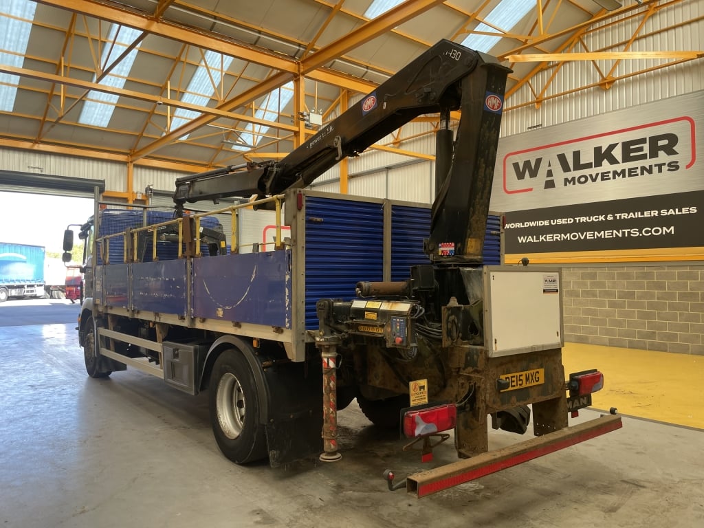 MAN TGM 18.250 *EURO 6* 4X2 18 TONNES PINCE À BRIQUES - 2015 - DE15 MXG