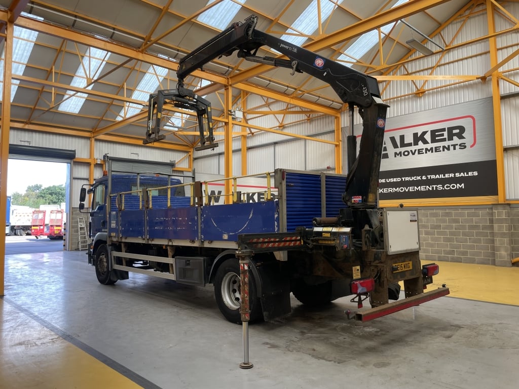MAN TGM 18.250 *EURO 6* 4X2 18 TONNES PINCE À BRIQUES - 2015 - DE15 MXG
