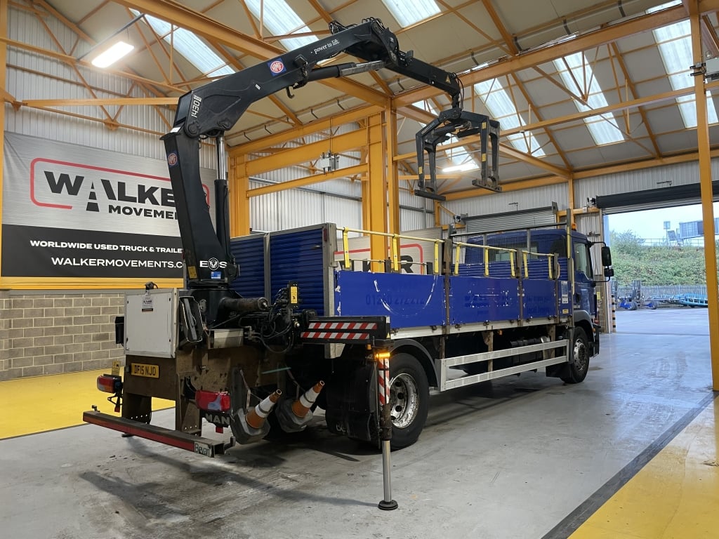 MAN TGM 18.250 *EURO 6* 4X2 18 TONNES PINCE À BRIQUES - 2015 - DF15 NJO