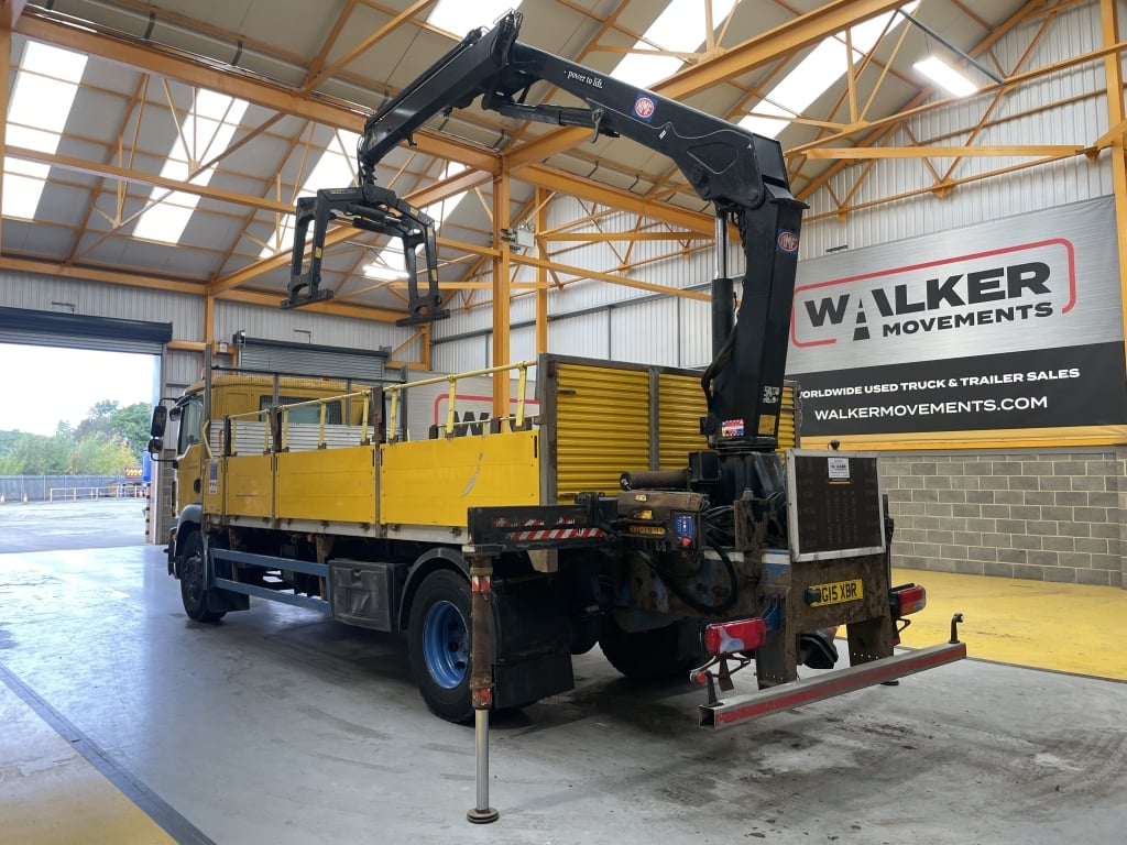MAN TGM 18.250 *EURO 6* 4X2 18 TONNES PINCE À BRIQUES - 2015 - DG15 XBR