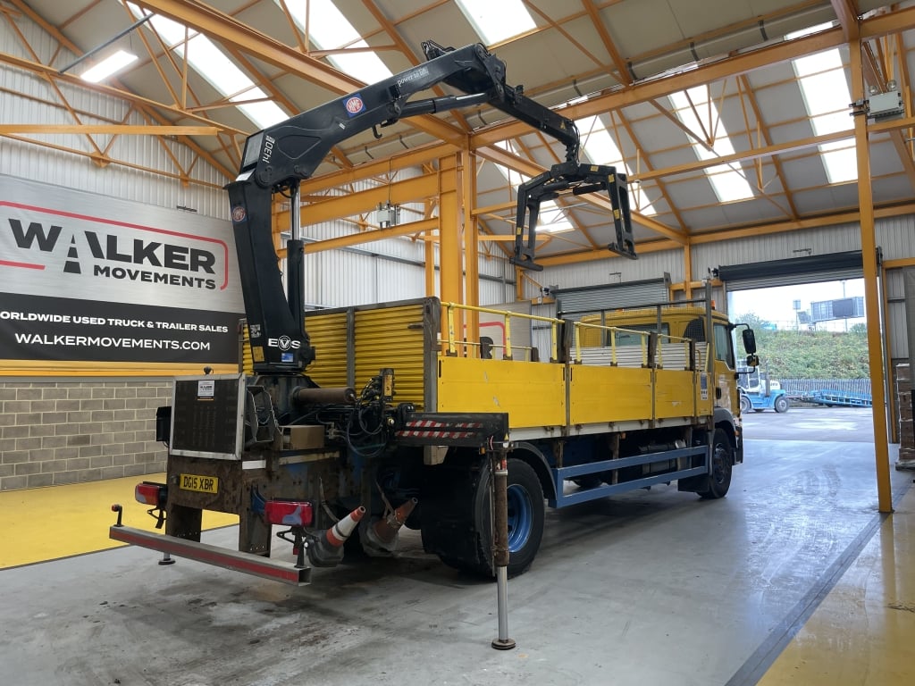 MAN TGM 18.250 *EURO 6* 4X2 18 TONNES PINCE À BRIQUES - 2015 - DG15 XBR
