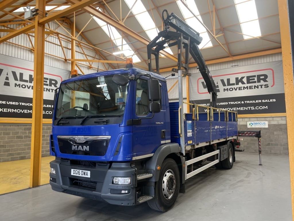 MAN TGM 18.250 *EURO 6*, 4X2 PINCE À BRIQUES DE 18 TONNES - 2016 - DG16 DWA