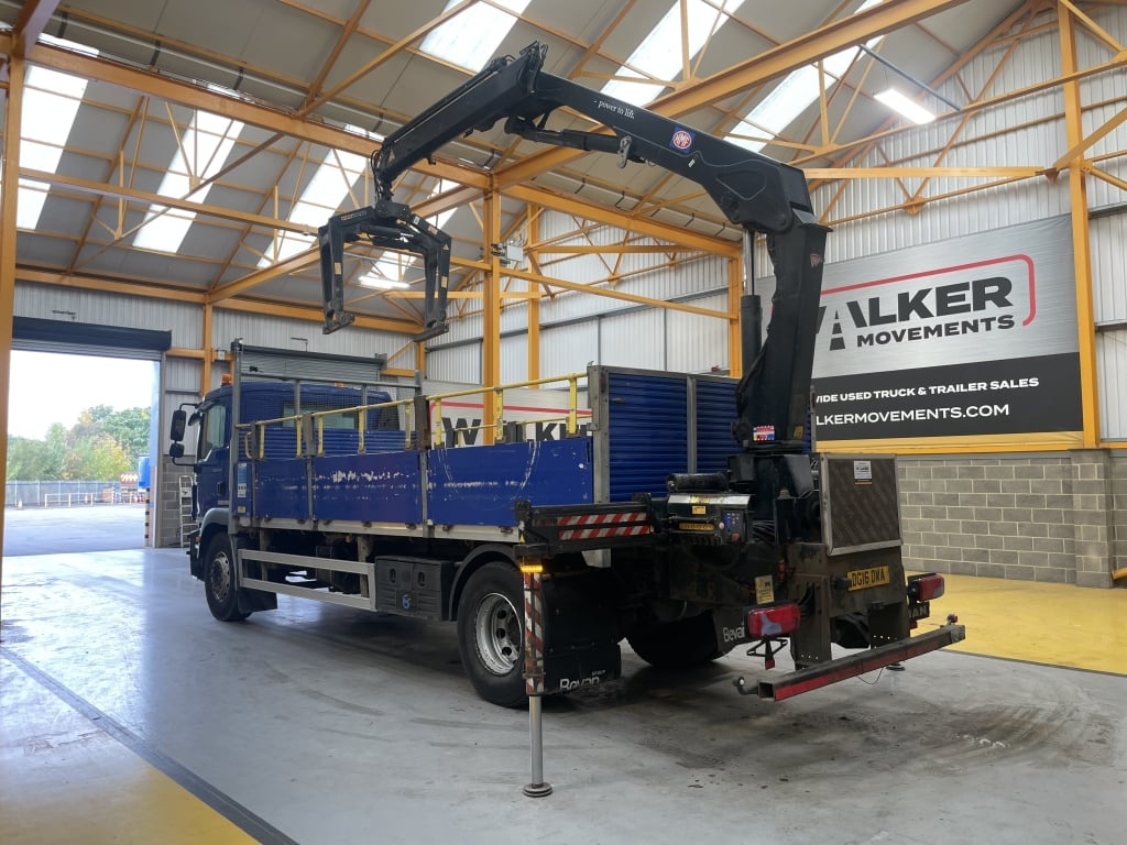 MAN TGM 18.250 *EURO 6*, 4X2 PINCE À BRIQUES DE 18 TONNES - 2016 - DG16 DWA