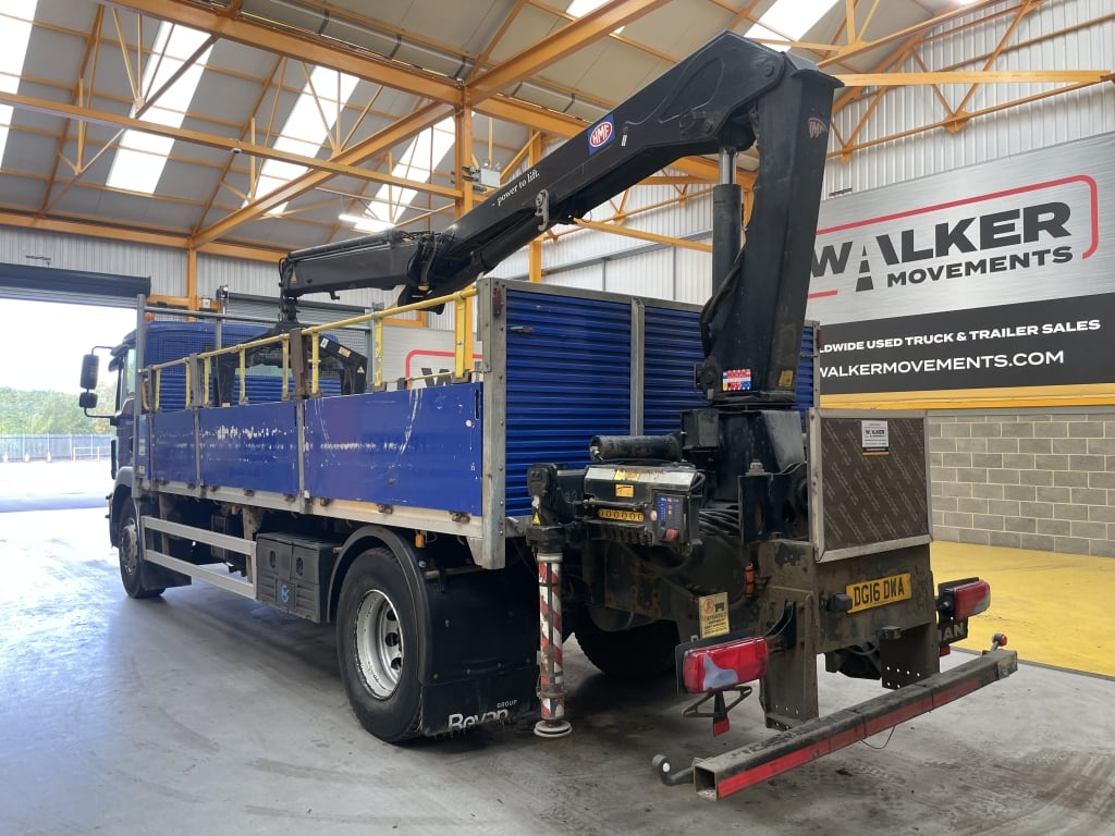 MAN TGM 18.250 *EURO 6*, 4X2 PINCE À BRIQUES DE 18 TONNES - 2016 - DG16 DWA