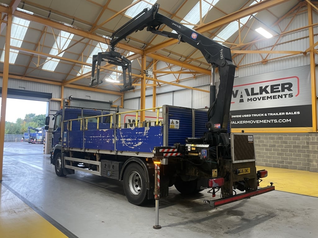 MAN TGM 18.250 *EURO 6*, 4X2 18 TONNE BRICK GRAB – 2016 – DG16 DWC