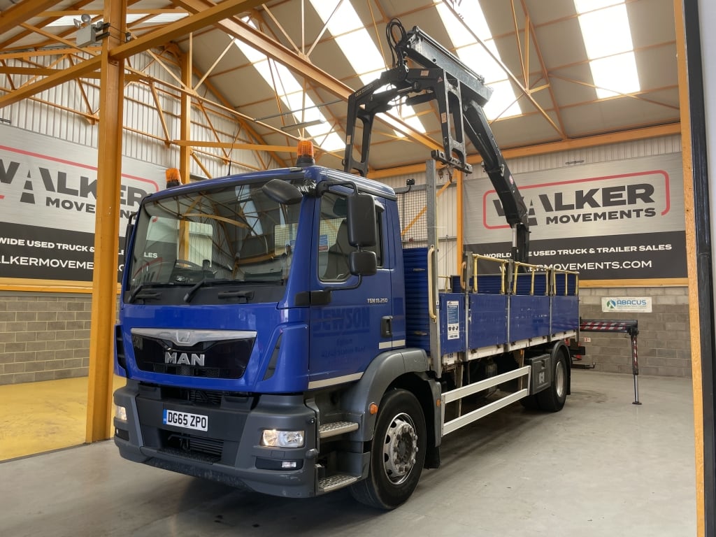MAN TGM 18.250 *EURO 6*, 4X2 18 TONNE BRICK GRAB – 2015 – DG65 ZPO