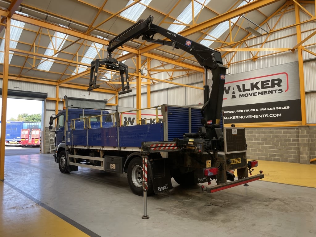 MAN TGM 18.250 *EURO 6*, 4X2 18 TONNE BRICK GRAB – 2015 – DG65 ZPO