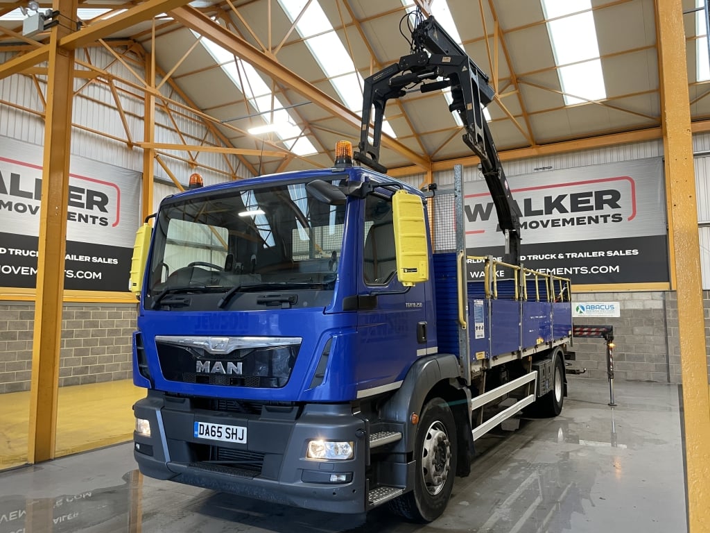 MAN TGM 18.250 *EURO 6*, 4X2 PINCE À BRIQUES DE 18 TONNES - 2016 - DA65 SHJ