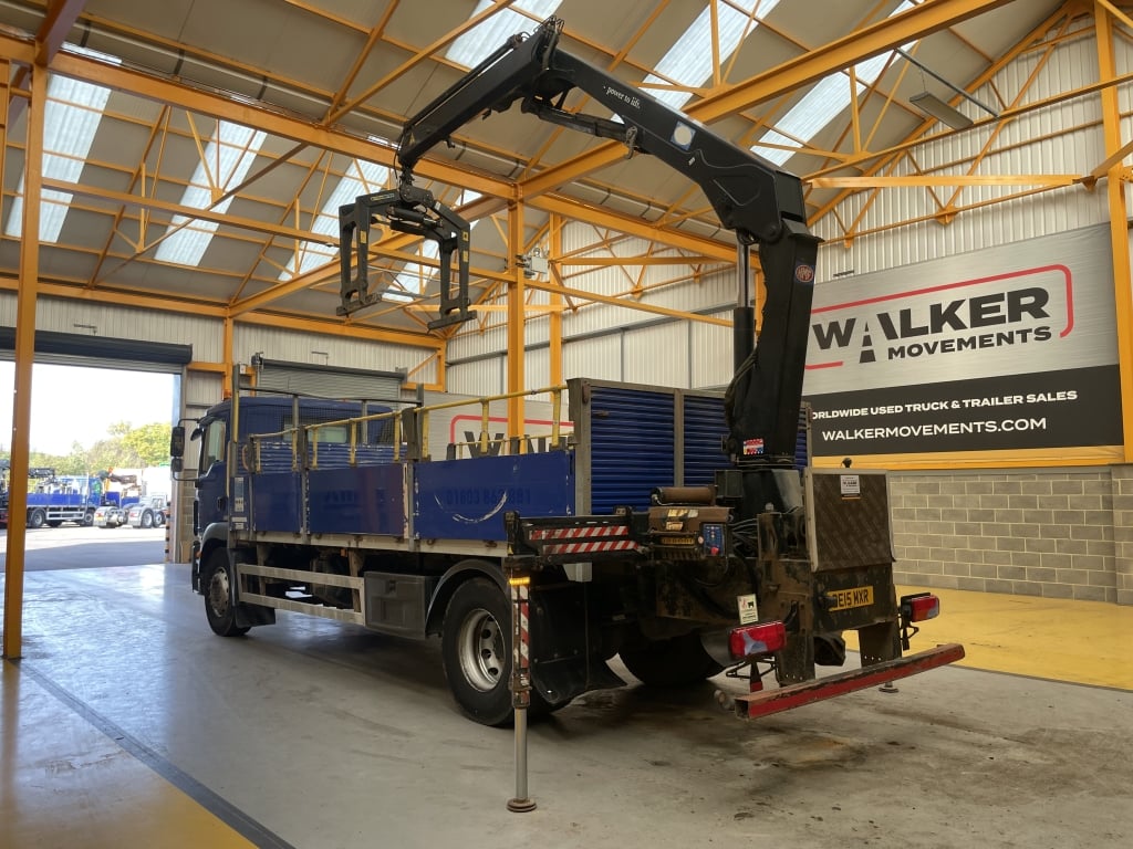 MAN TGM 18.250 *EURO 6* 4X2 18 TONNE BRICK GRAB – 2015 – DE15 MXR