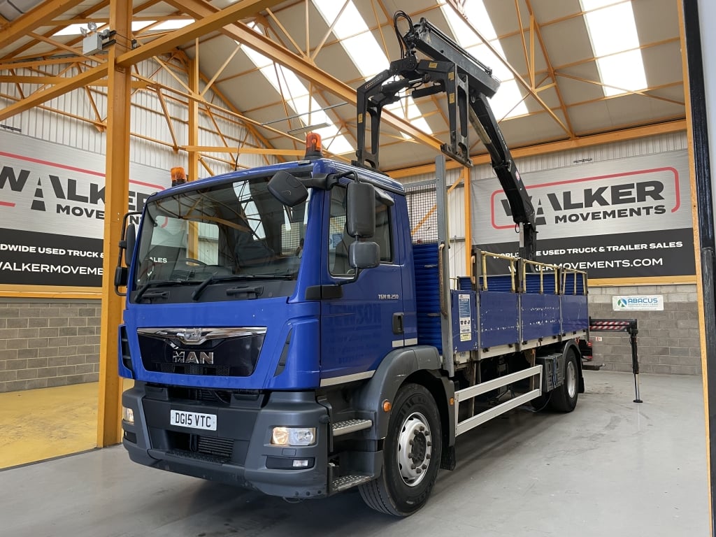 MAN TGM 18.250 *EURO 6* 4X2 18 TONNES BRIQUE GRAB - 2015 - DG15 VTC