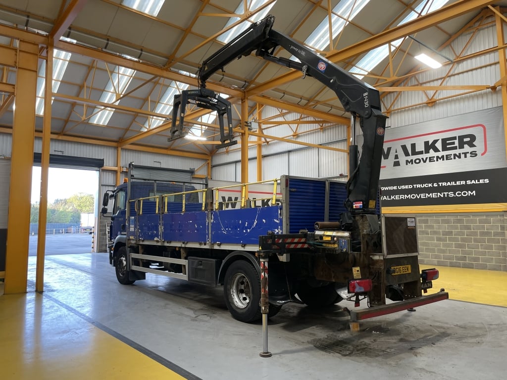 MAN TGM 18.250 *EURO 6*, 4X2 PINCE À BRIQUES DE 18 TONNES - 2016 - DG16 EEM