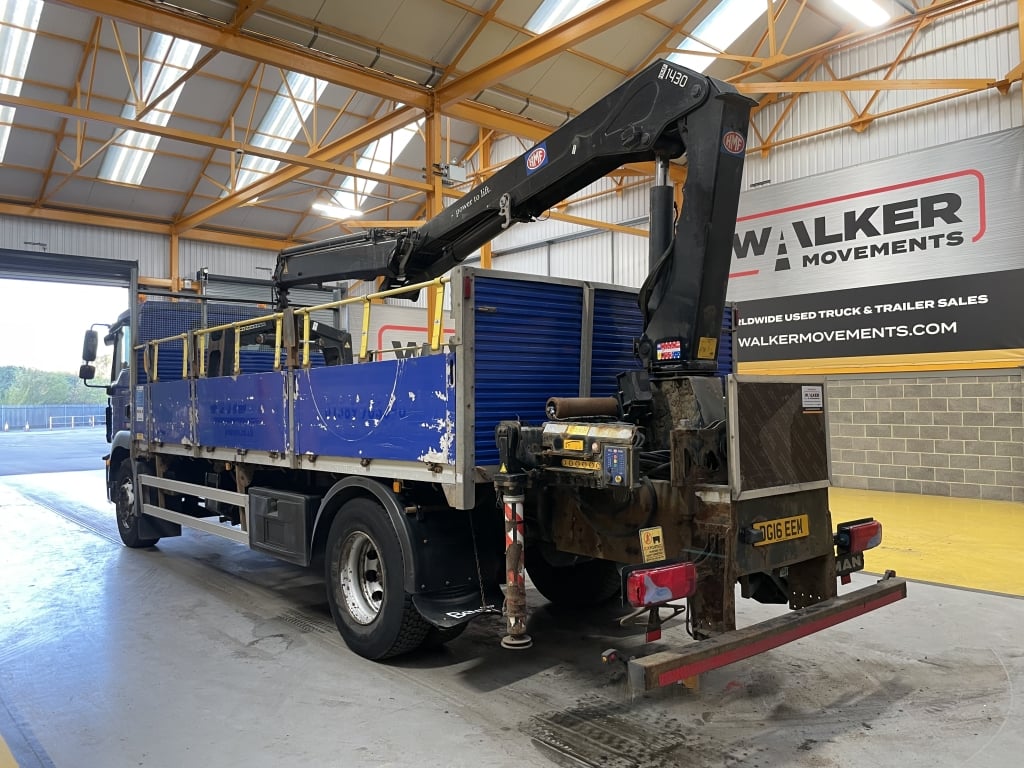 MAN TGM 18.250 *EURO 6*, 4X2 PINCE À BRIQUES DE 18 TONNES - 2016 - DG16 EEM