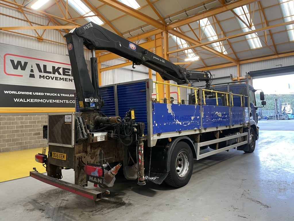 MAN TGM 18.250 *EURO 6*, 4X2 PINCE À BRIQUES DE 18 TONNES - 2016 - DG16 EEM