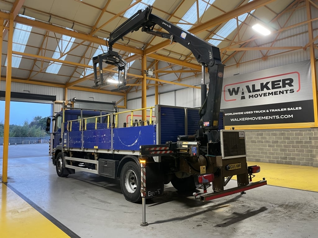 MAN TGM 18.250 *EURO 6*, 4X2 PINCE À BRIQUES DE 18 TONNES - 2015 - DG65 NWR