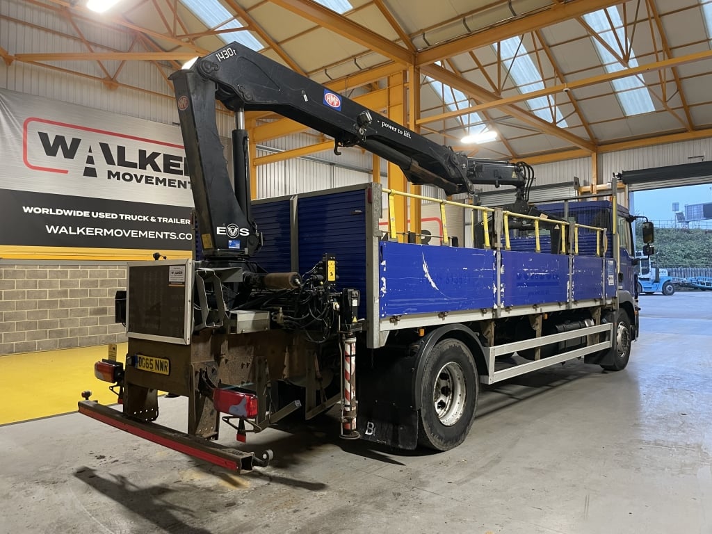 MAN TGM 18.250 *EURO 6*, 4X2 PINCE À BRIQUES DE 18 TONNES - 2015 - DG65 NWR