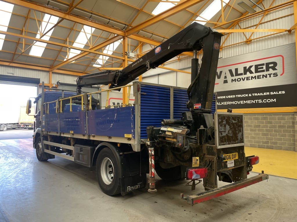MAN TGM 18.250 *EURO 6*, 4X2 PINCE À BRIQUES DE 18 TONNES - 2016 - DG16 DXF