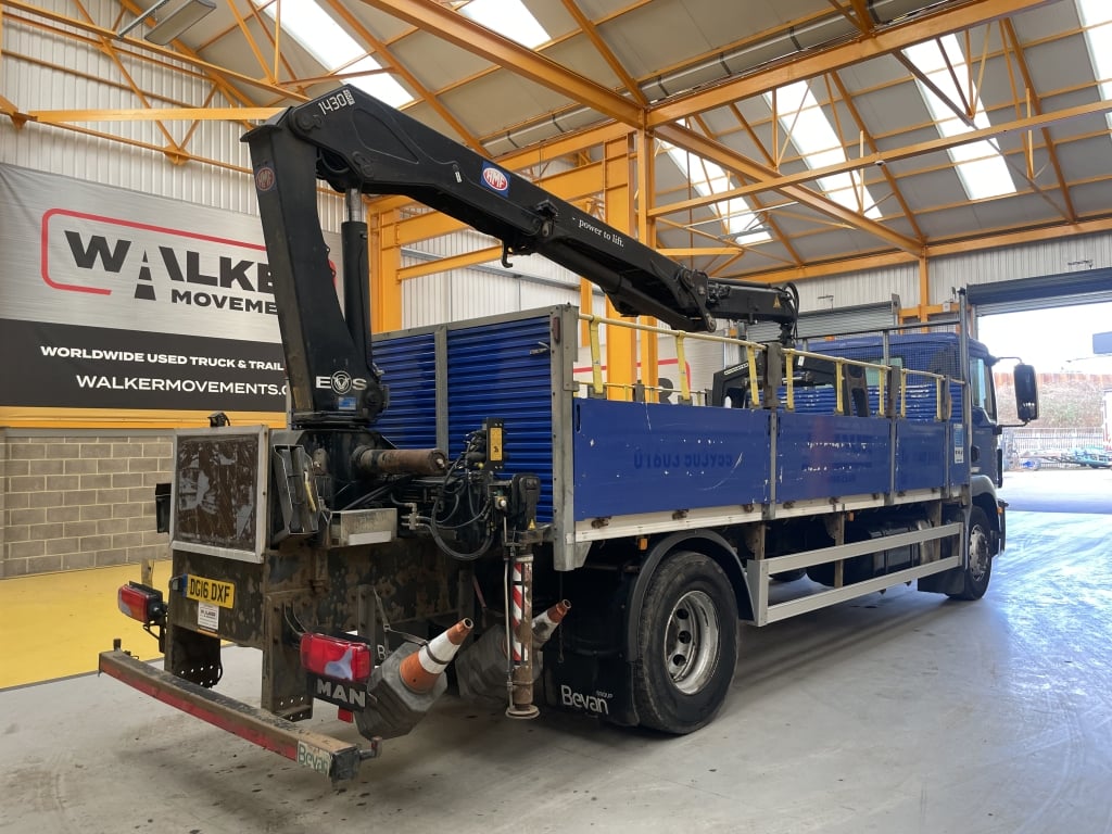 MAN TGM 18.250 *EURO 6*, 4X2 PINCE À BRIQUES DE 18 TONNES - 2016 - DG16 DXF