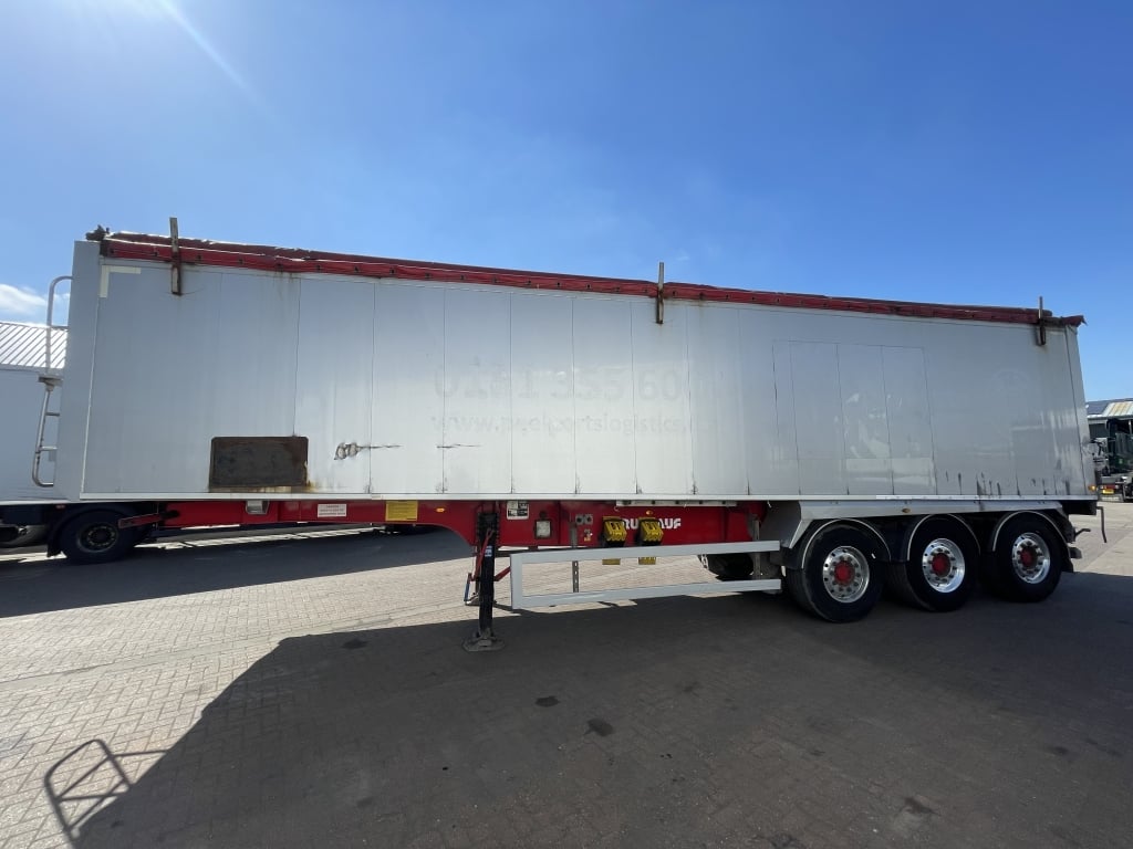 CRANE FRUEHAUF 70 CU-YD ALUMINIUM PLANK SIDED SLOPER BULK TIPPING TRAILER – 2015 – C389122