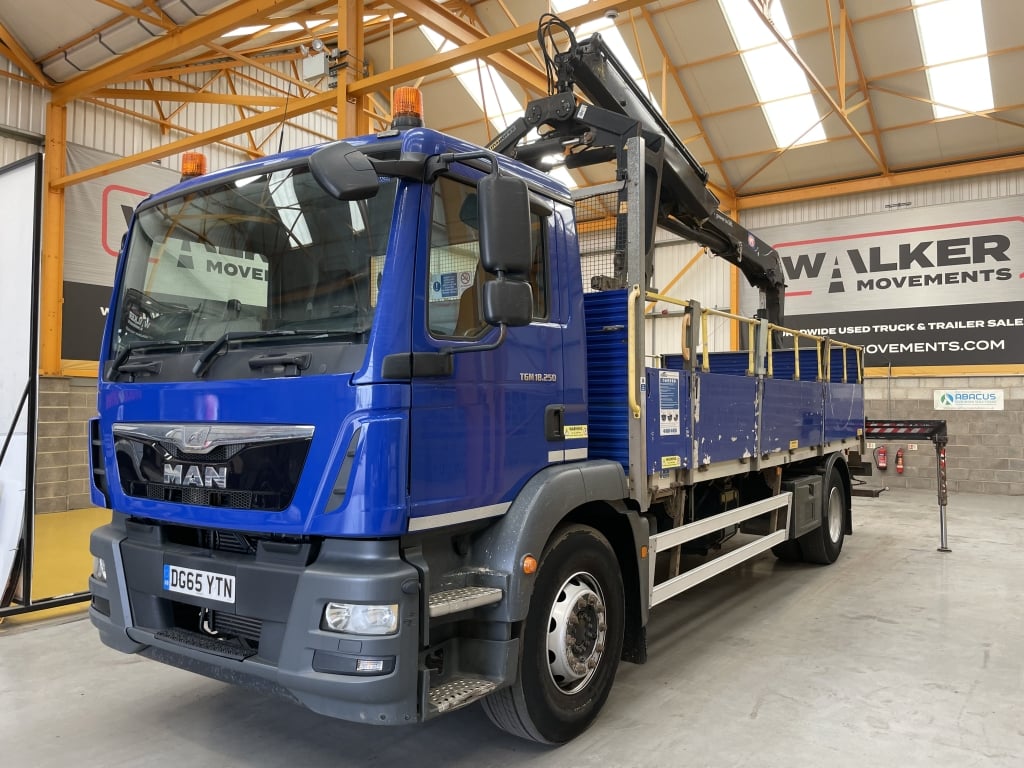 MAN TGM 18.250 *EURO 6*, 4X2 18 TONNE BRICK GRAB – 2015 – DG65 YTN