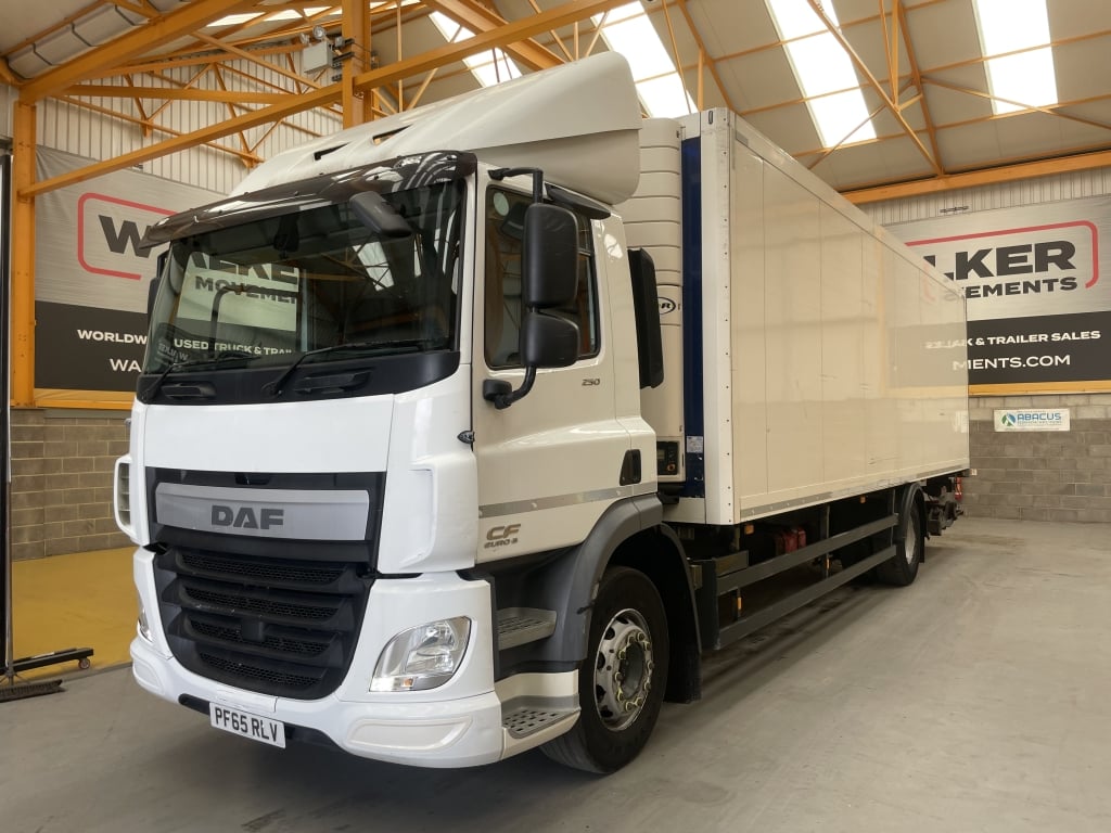 DAF CF250 *EURO 6*, 4X2 18 TONNE FRIDGE/FREEZER – 2016 – PF65 RLV