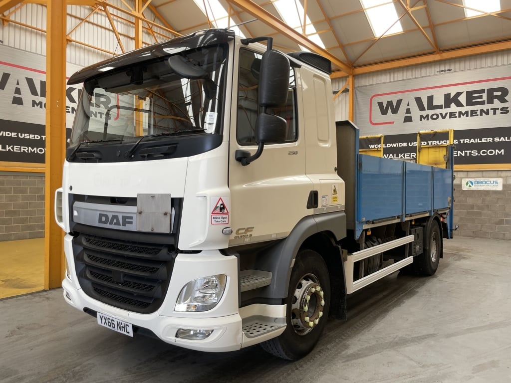 DAF CF250 *EURO 6*, 4X2 DROPSIDE FLATBED - 2016 - YX66 NHC