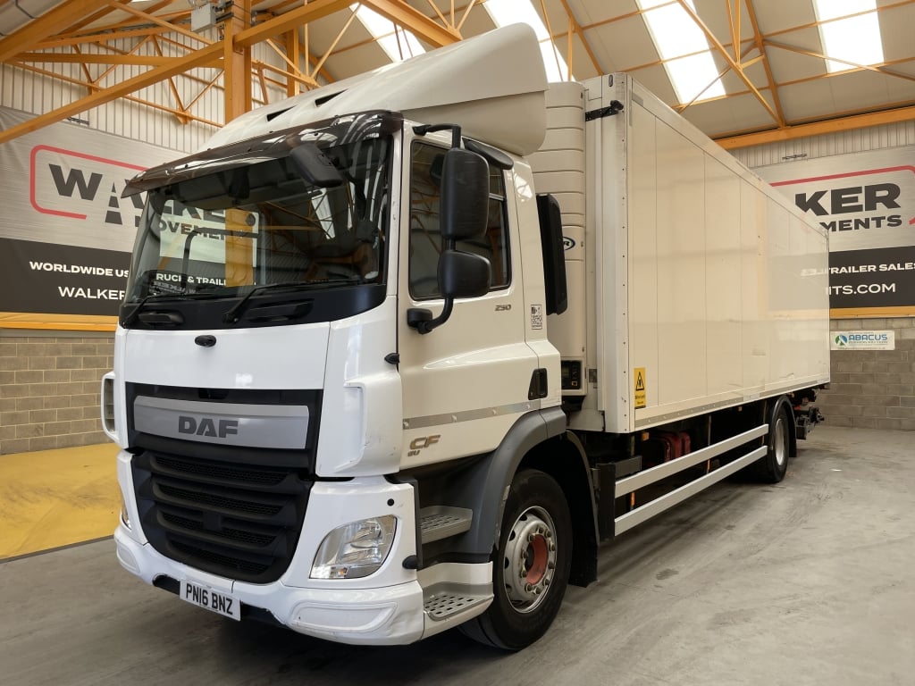 DAF CF250 *EURO 6*, 4X2 18 TONNE FRIDGE/FREEZER – 2016 – PN16 BNZ