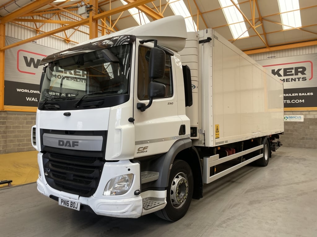DAF CF250 *EURO 6*, 4X2 18 TONNE FRIDGE/FREEZER – 2016 – PN16 BOJ