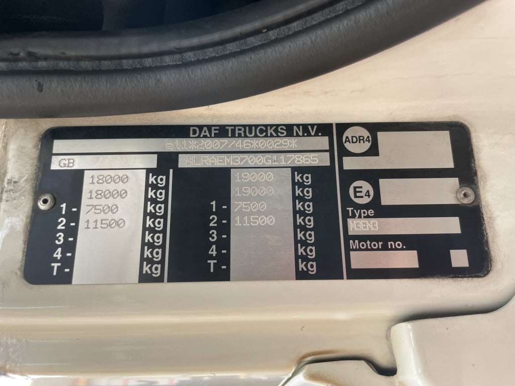 DAF CF250 *EURO 6*, 4X2 DROPSIDE FLATBED – 2016 – YX66 NHA