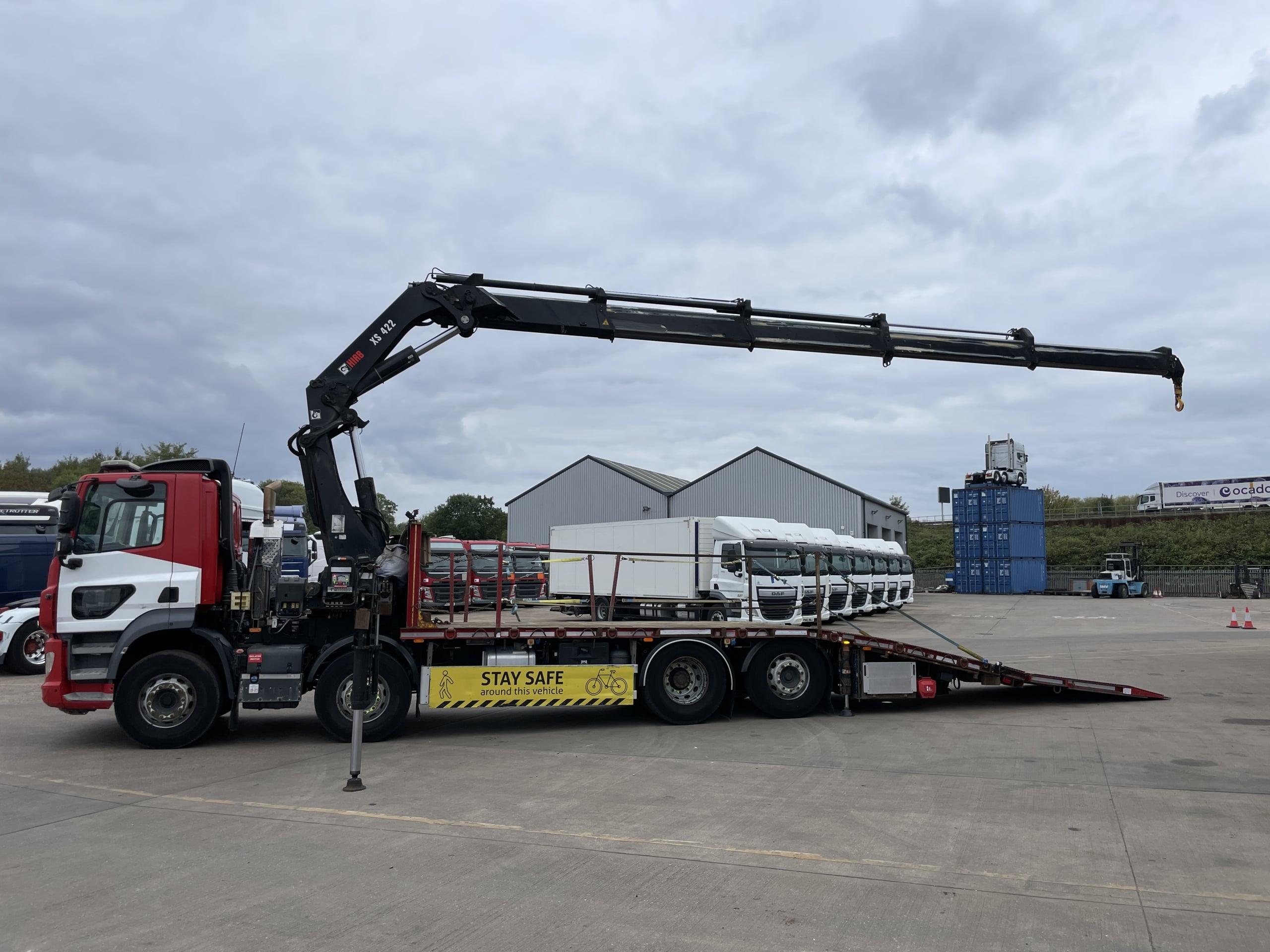 DAF CF460 *EURO 6* 8X2 DRAWBAR SPEC BEAVERTAIL/CRANE - 2018 - PN68 XVE ...