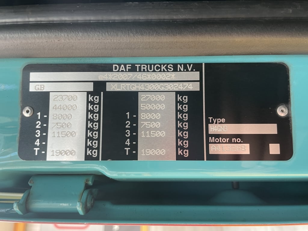 DAF XF106 530 SUPERSPACE *EURO 6* 6X2 TRACTEUR - 2020 - WD20 LHR