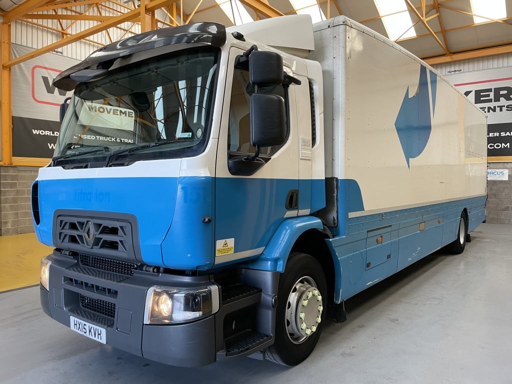 RENAULT D18 WIDE 15 TONNE *EURO 6*, 4X2 STREAMLINE BOX BODY – 2015 – HX15 KVH