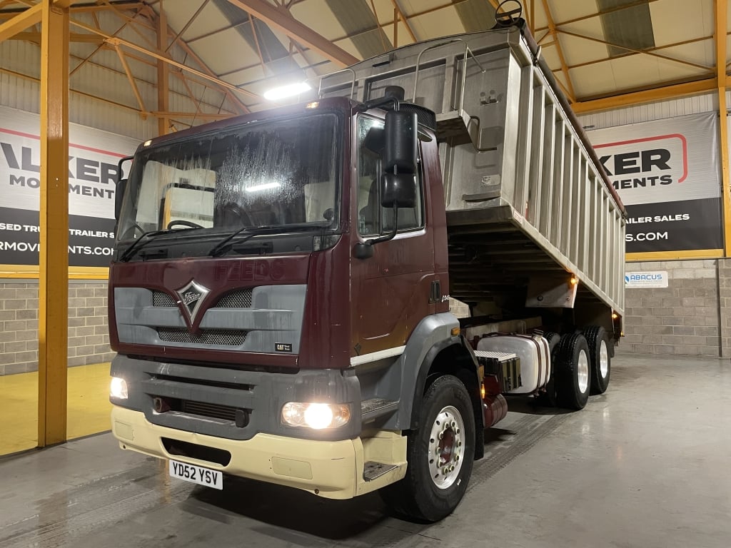 FODEN ALPHA 6X4 ALUMINIUM BULK TIPPER / BLOWER – 2002 – YD52 YSV