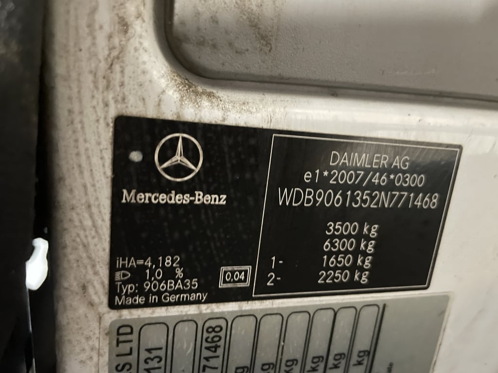 MERCEDES BENZ SPRINTER 314 CDI 3,5 TONNES, *EURO 6* BENNE BASCULANTE À PLATEAU – 2018 – PN68 ODX