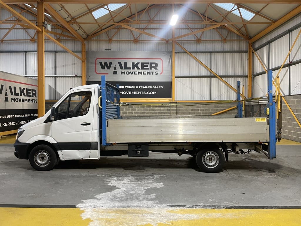 MERCEDES BENZ SPRINTER 314 CDI 3,5 TONNES, *EURO 6* BENNE BASCULANTE À PLATEAU – 2018 – PN68 ODX