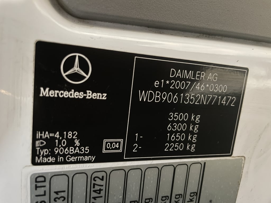 MERCEDES BENZ SPRINTER 314 CDI 3,5 TONNES, *EURO 6* BENNE BASCULANTE À PLATEAU – 2018 – PN68 OED